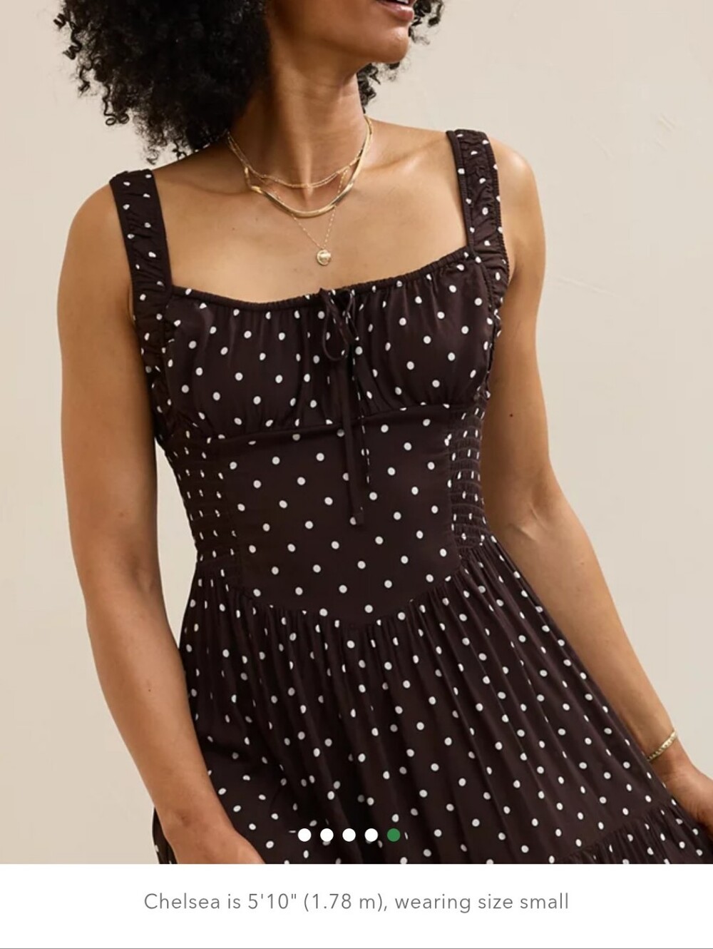 Aerie Corset Maxi Dress Deep Earth - Picture 3 of 6